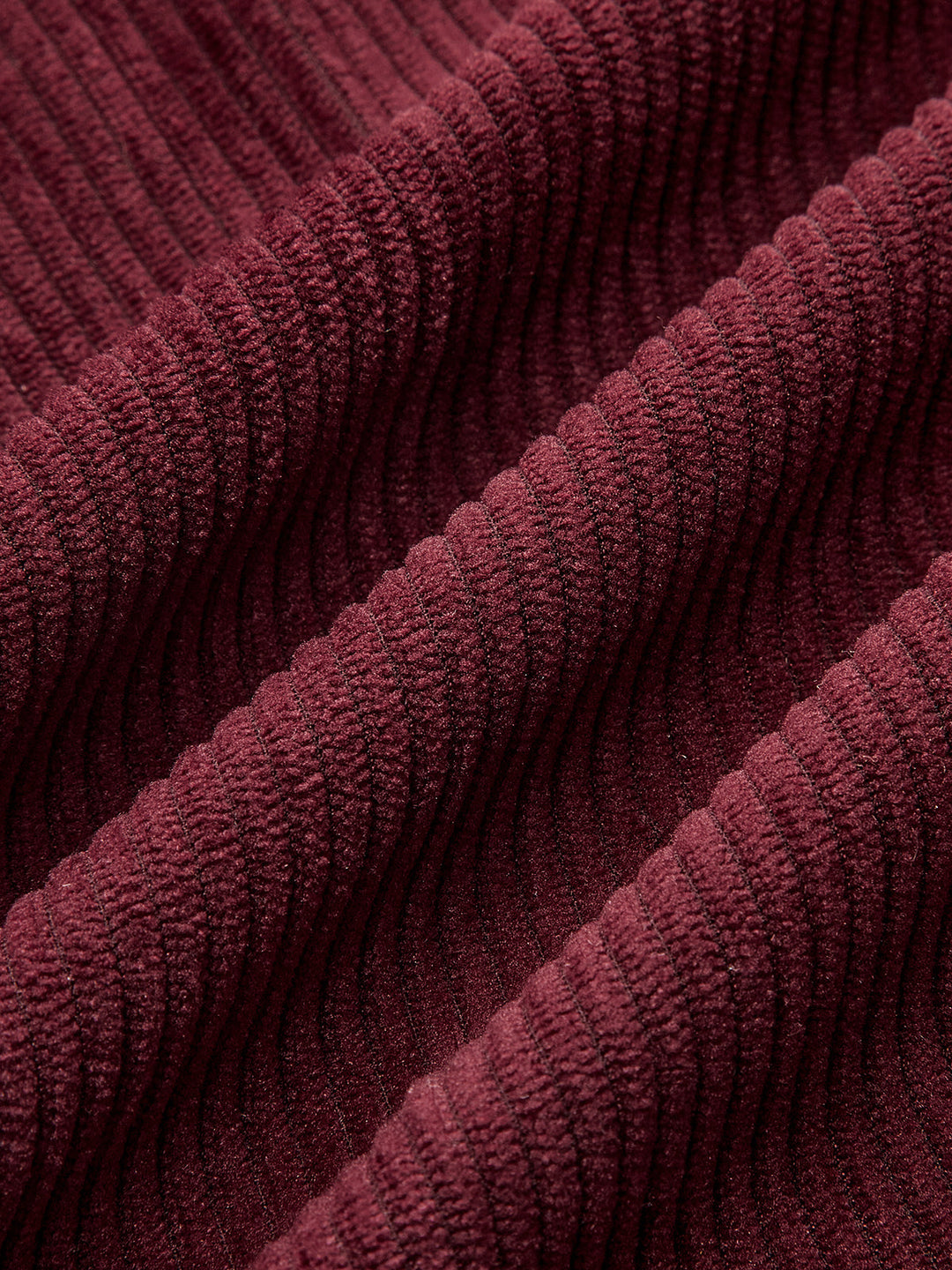 Pleated Cotton Corduroy Wide Leg Pants