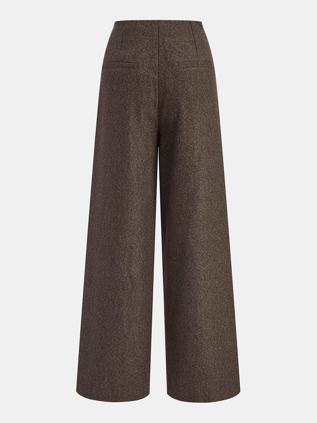 Buttoned Twill Retro Pants