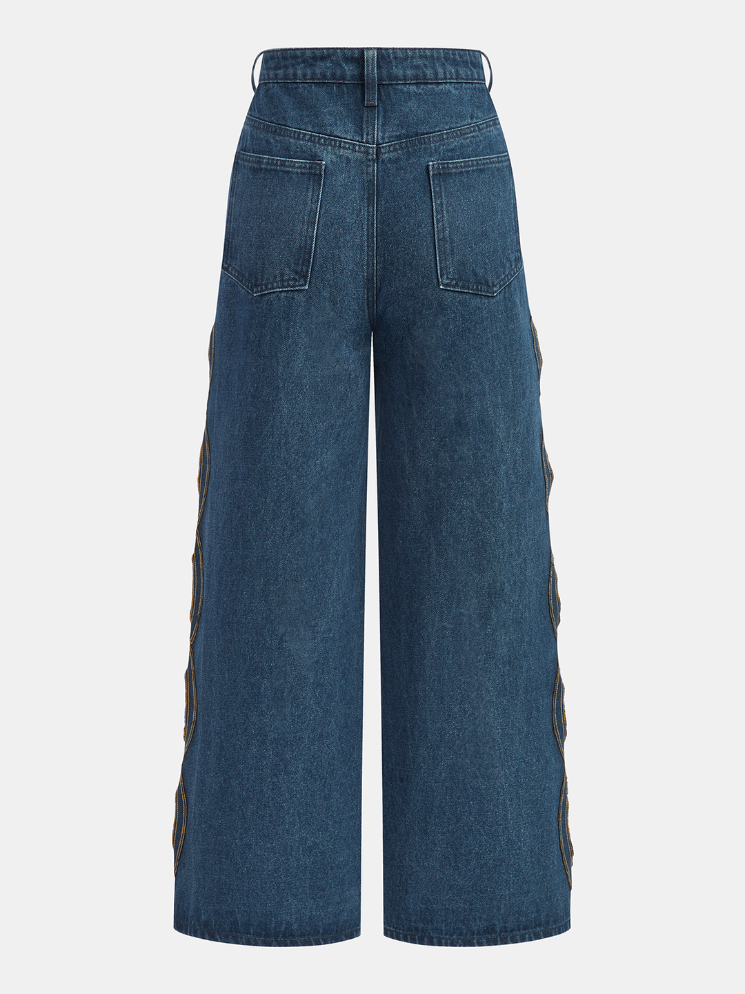 Irregular Cut-out Jeans