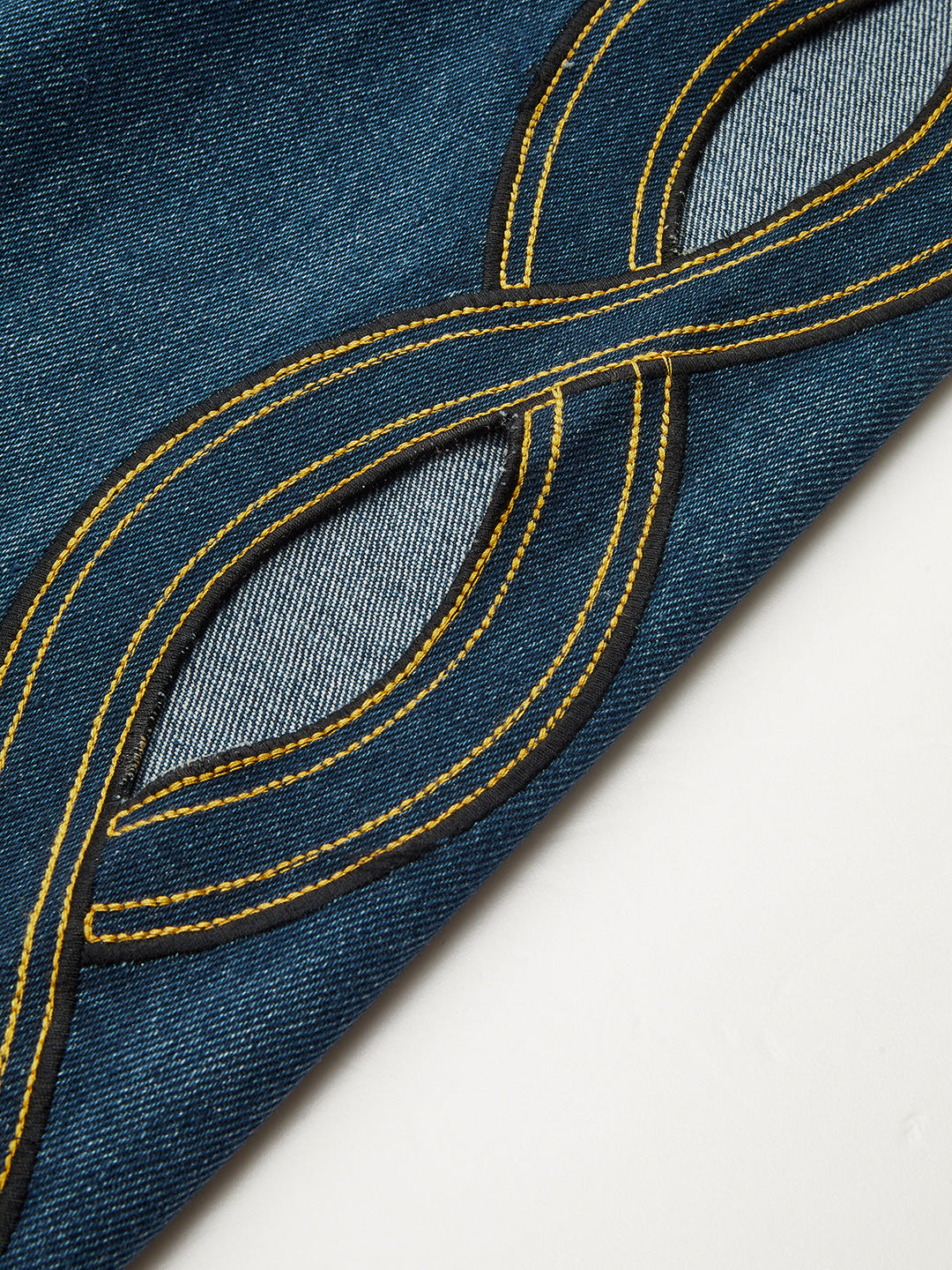 Irregular Cut-out Jeans