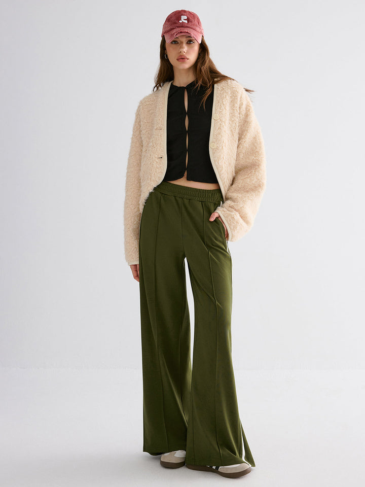 Side Stripe Slit Sweatpants