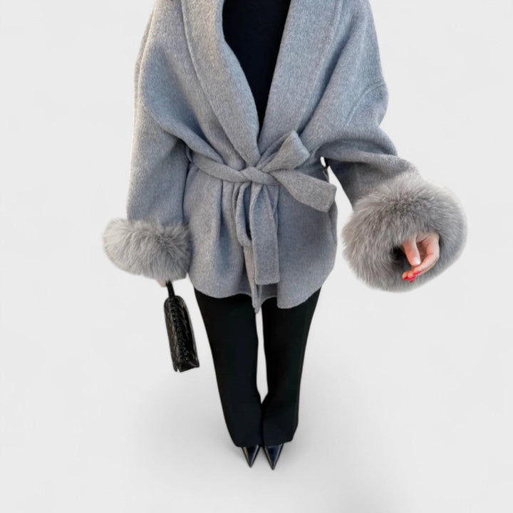 Emy – Timeless Elegance Eco-Fur Coat