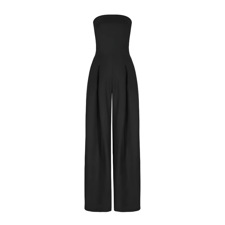 Rae - Elegant Strapless Jumpsuit with Wide Legs