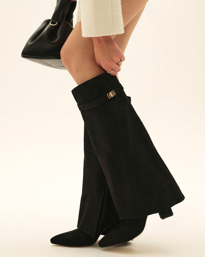 Lavista Suede knee high boots - Black