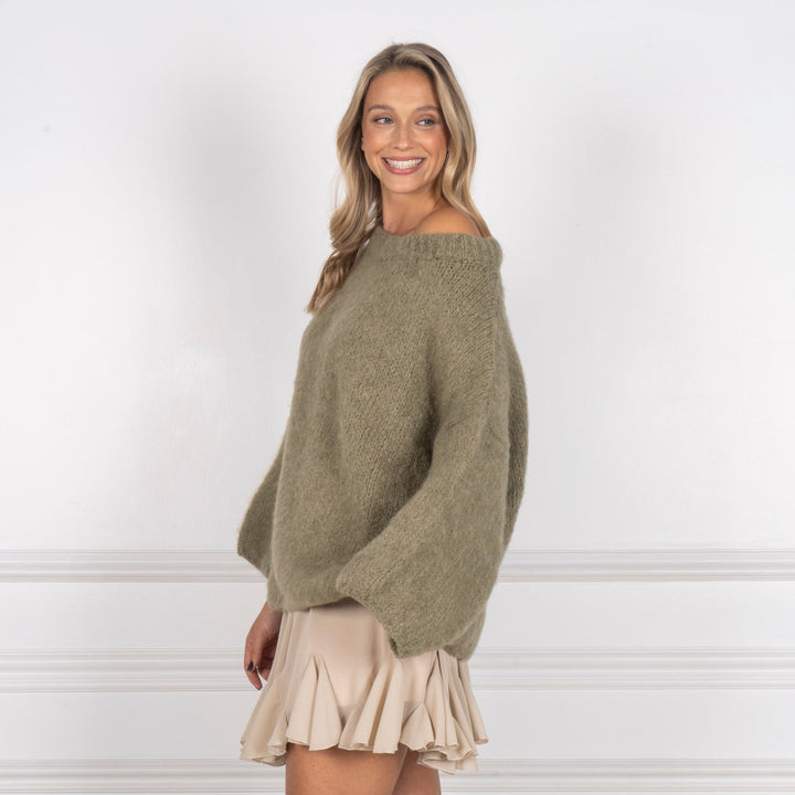 Ultra-Soft Off-Shoulder Knit