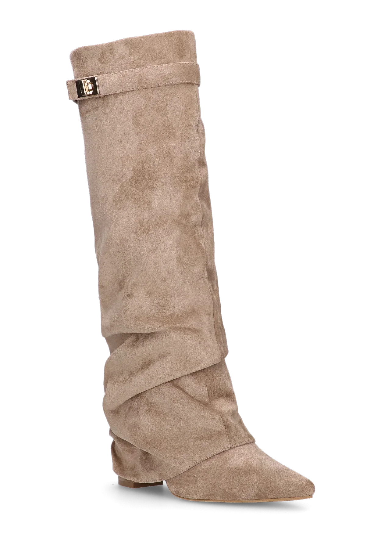 Lavista Slouchy Suede knee high boots - Beige