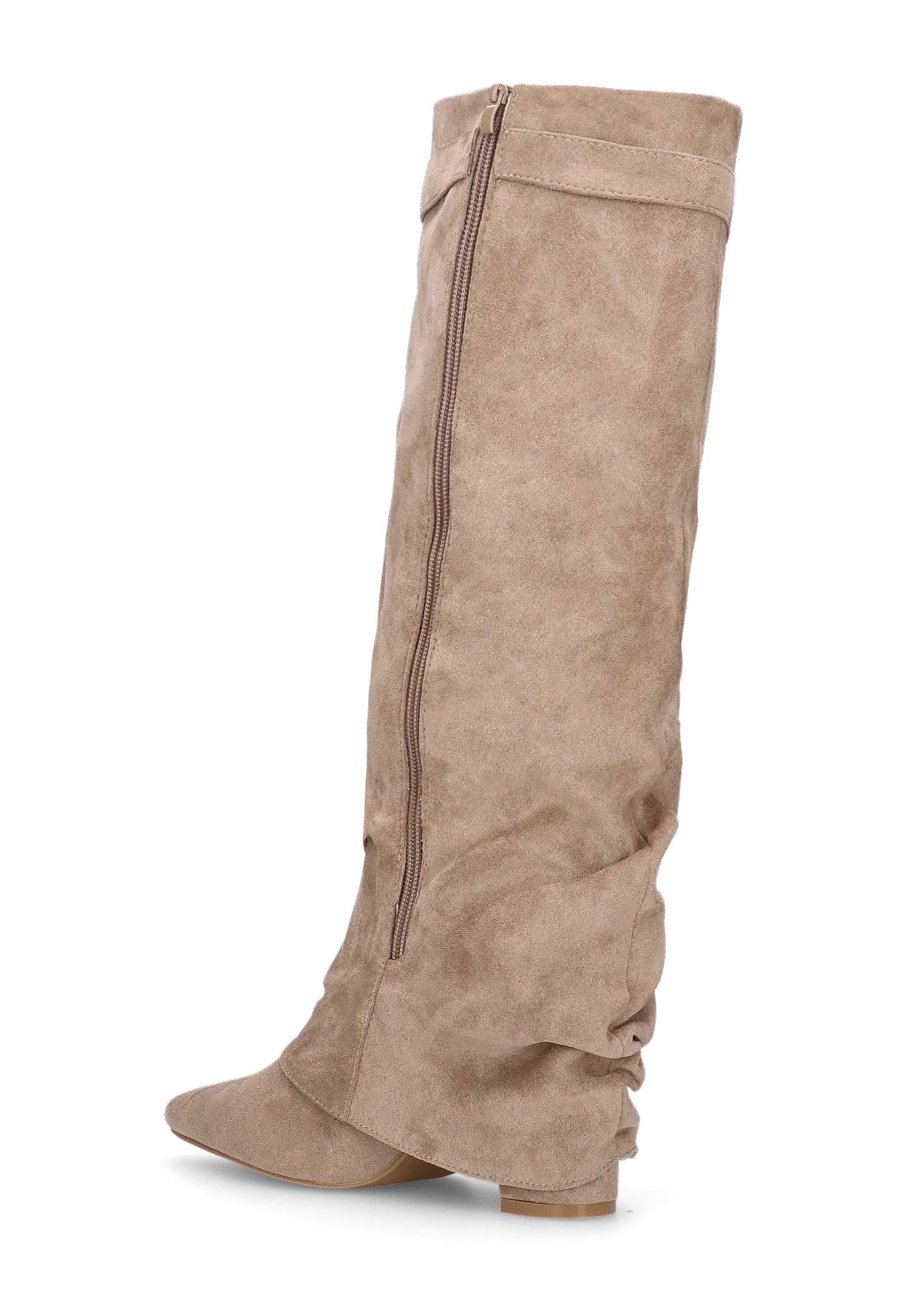 Lavista Slouchy Suede knee high boots - Beige