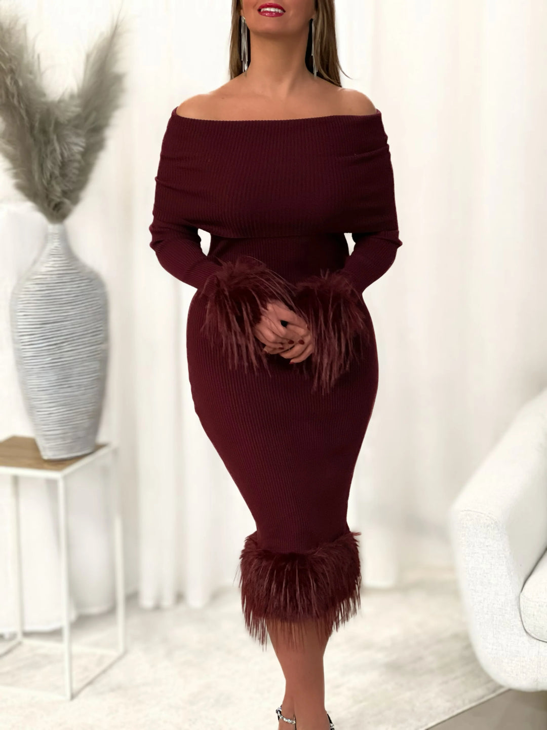 LUNA - long jumper dress