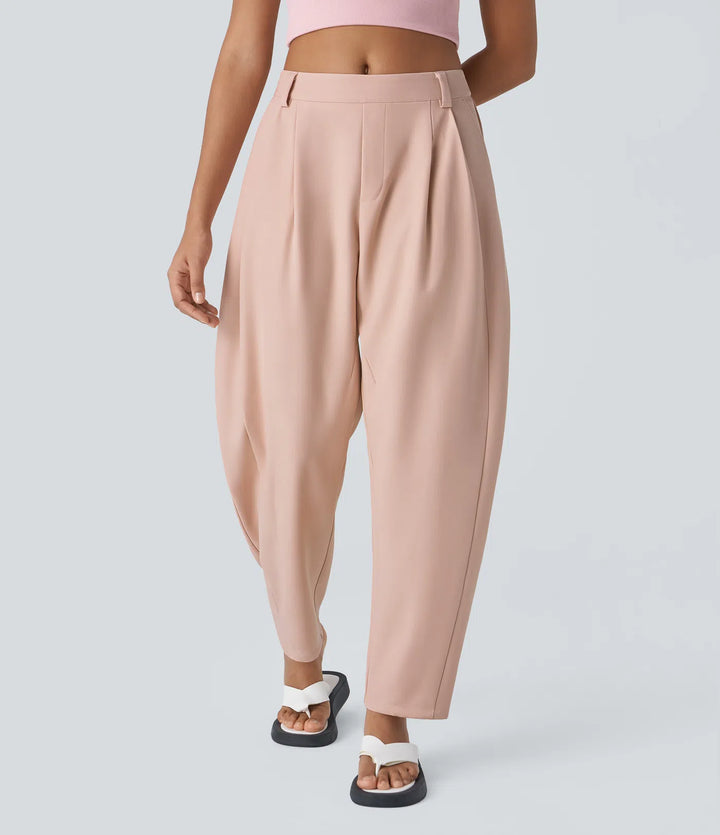 Mid Rise - Side Pocket Barrel Leg Work Trousers