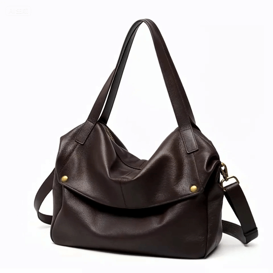 Women's Retro Genuine Leather Soft Minimalist Casual Tote Bag