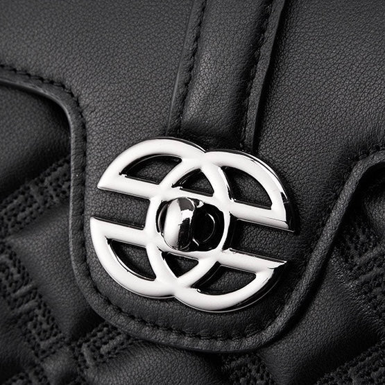 Commuter Genuine Leather Embossed Tote Crossbody Bag