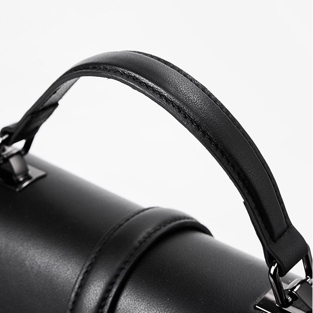 Commuter Genuine Leather Embossed Tote Crossbody Bag