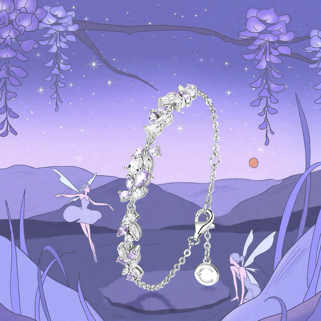 Lavender Wisteria Artistry Bracelet