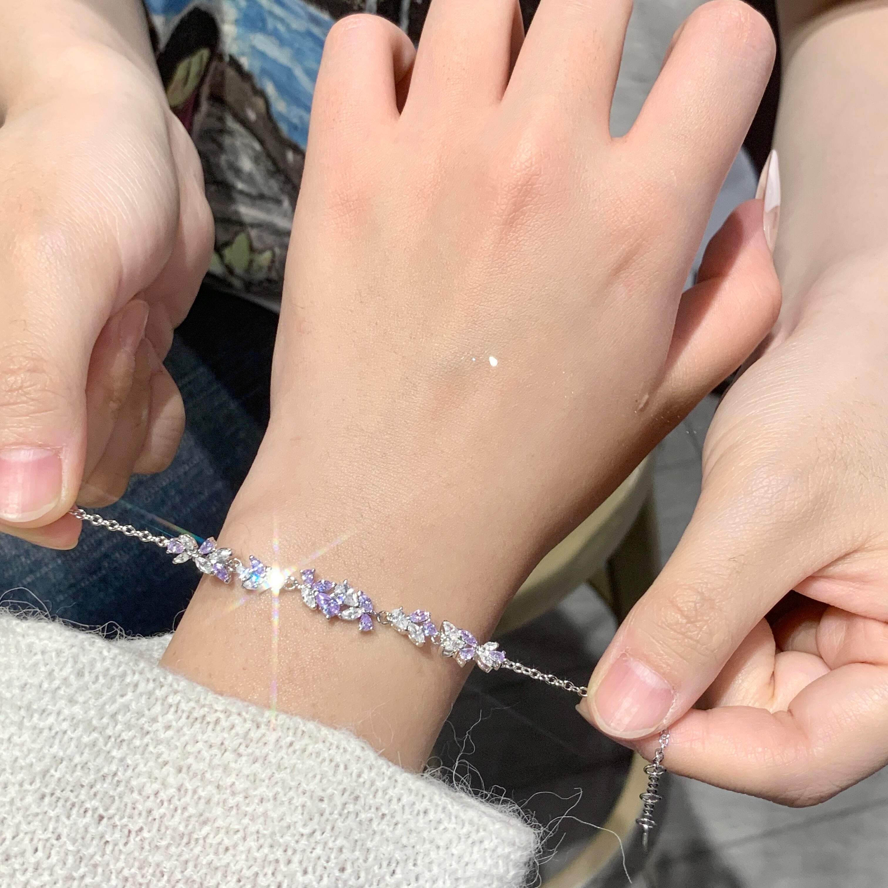 Lavender Wisteria Artistry Bracelet