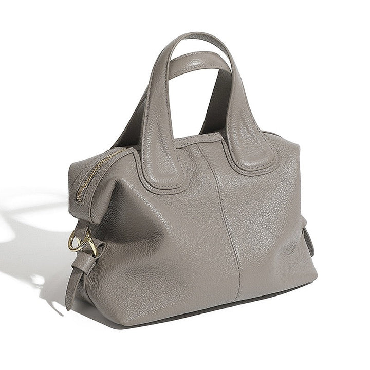 Women's Genuine Leather Boston Versatile Soft Shoulder Crossbody Bag