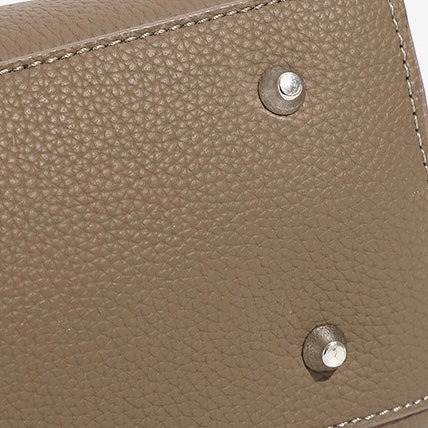 Women's Genuine Leather Minimalist Stylish Large Capacity Tote Shoulder Bag