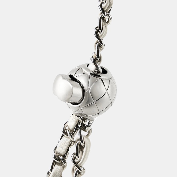 Women's Genuine Cowhide Commuter Chain Bucket Bag