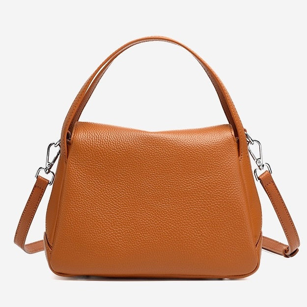 Women's Genuine Leather Croc-Embossed Crossbody Bag