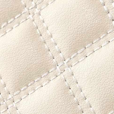 Women’s Genuine Leather Quilted Crossbody Bag – Light Luxury Everyday Essential