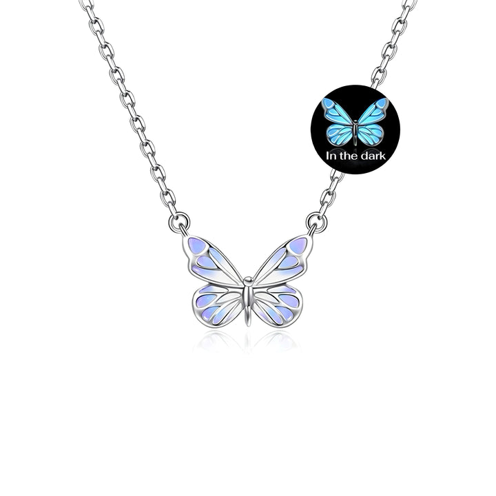 [Limited Edition] Luminous Dream Purple Butterfly Necklace