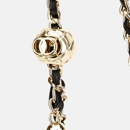 Women's Quilted Genuine Leather Chain Shoulder Bag