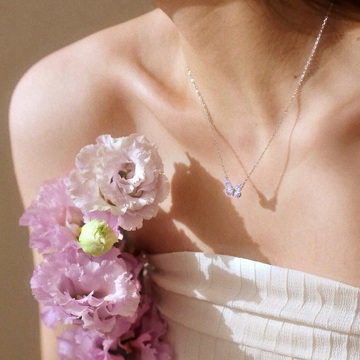 [Limited Edition] Dreamy Purple Butterfly Jewelry 2-in-1 Set