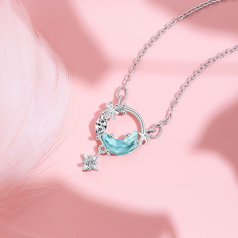 Lunar Glow and Starry Dreams Necklace