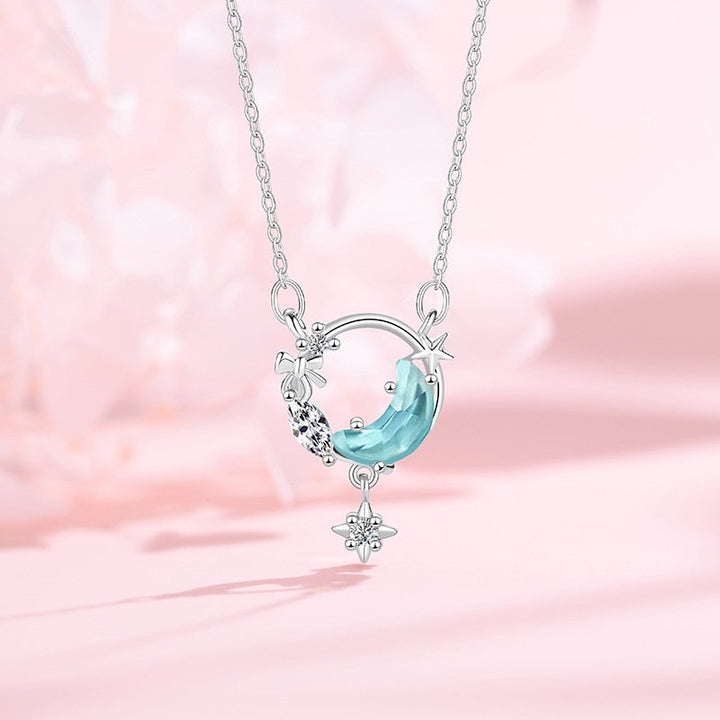 Lunar Glow and Starry Dreams Necklace