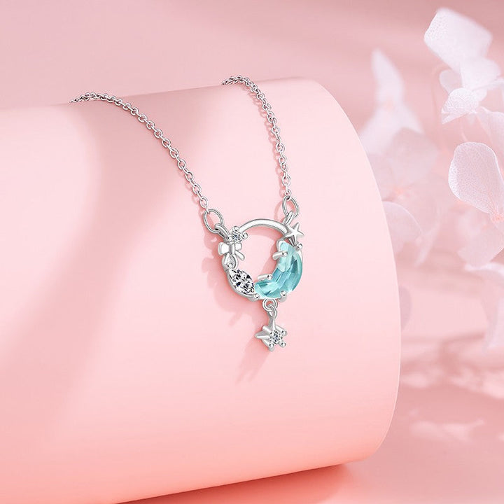 Lunar Glow and Starry Dreams Necklace