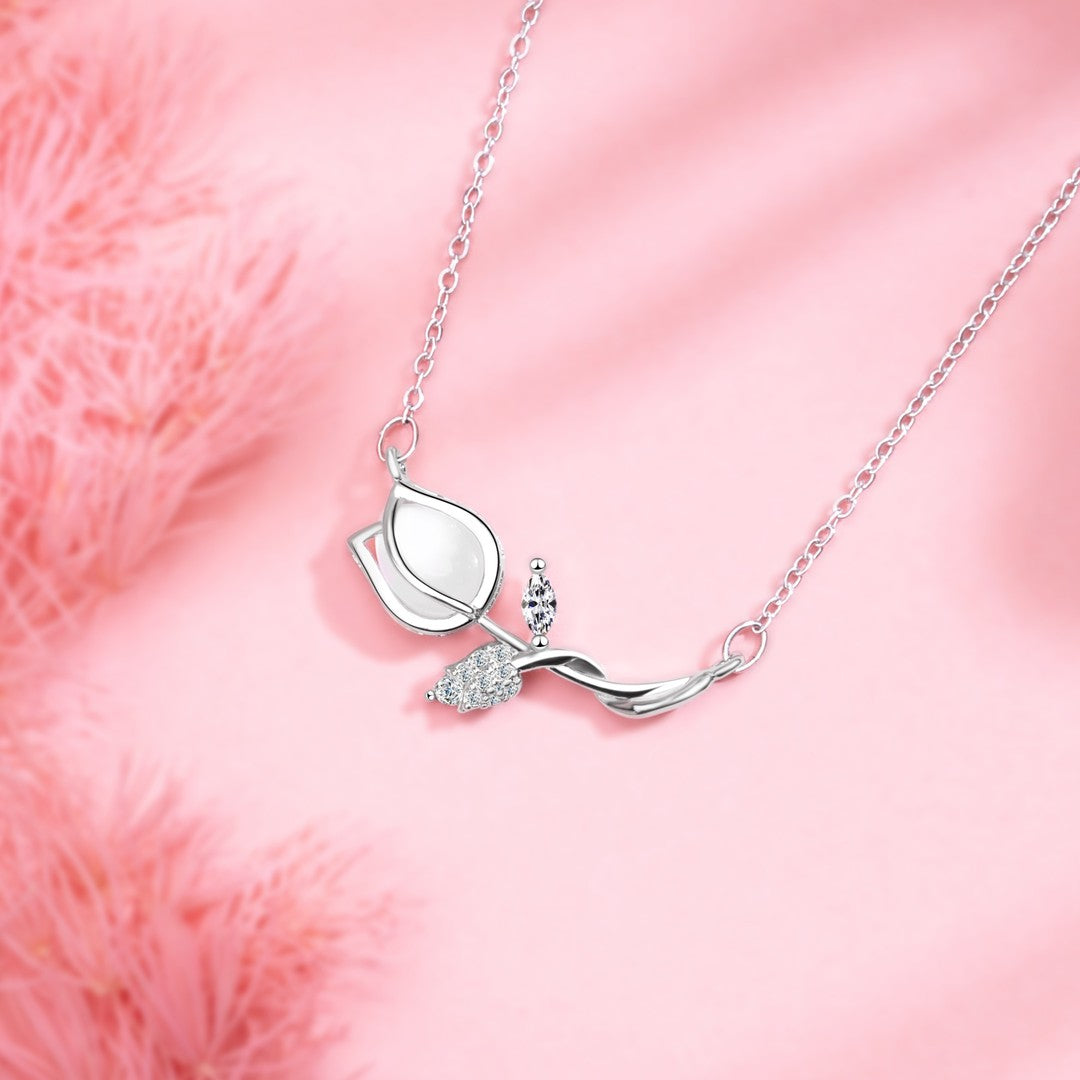 Eternal Garden Tulip Necklace