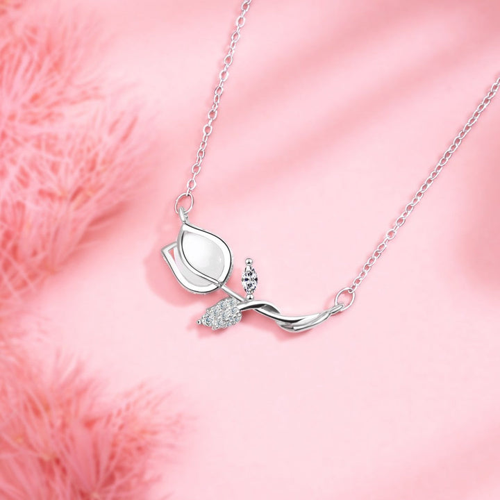 Eternal Garden Tulip Necklace