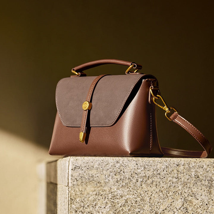 Vintage Women's Genuine Leather Cross Body Handbag