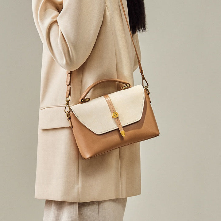 Vintage Women's Genuine Leather Cross Body Handbag