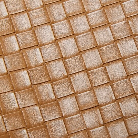 Women's Genuine Leather Woven Commuter Bag