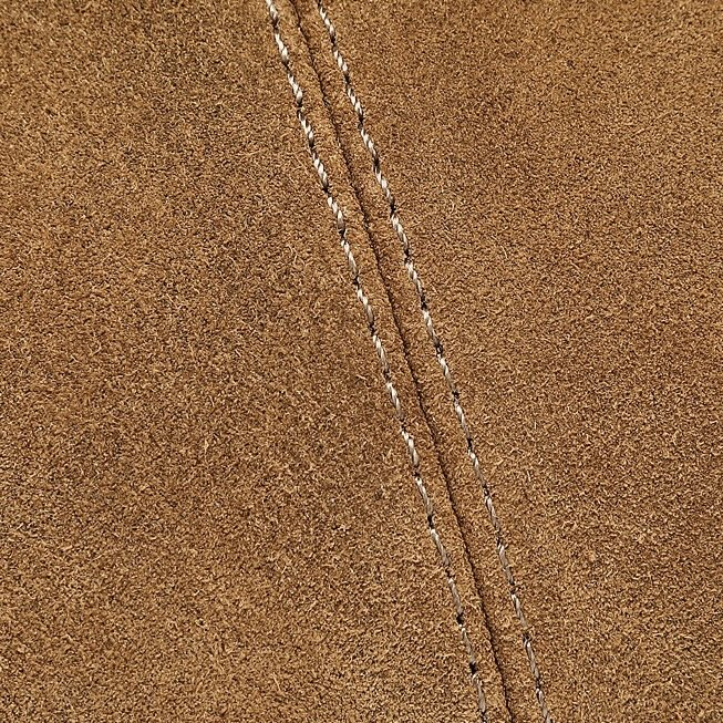 Retro Suede Structured Genuine Leather Tote Bag