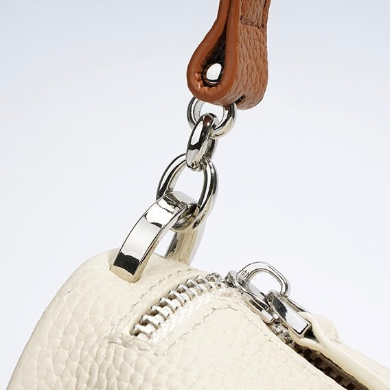 Women's Genuine Leather Minimalist Crossbody Shoulder Toast Bag