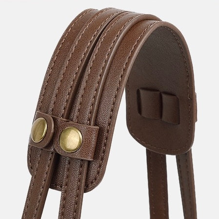 Large Vintage Leather Tote with Signature Luggage Tag