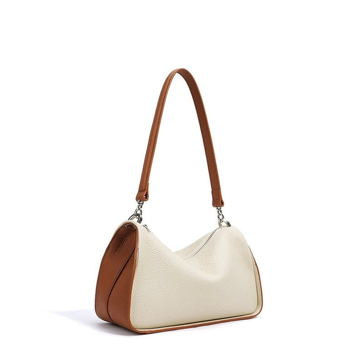 Women's Genuine Leather Minimalist Crossbody Shoulder Toast Bag