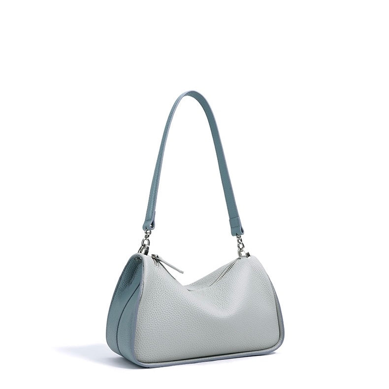 Women's Genuine Leather Minimalist Crossbody Shoulder Toast Bag