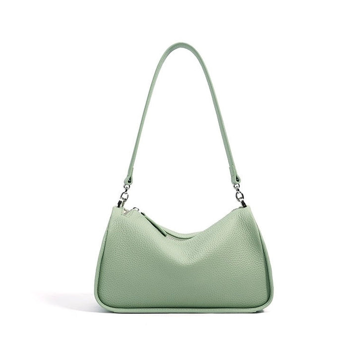 Women's Genuine Leather Minimalist Crossbody Shoulder Toast Bag