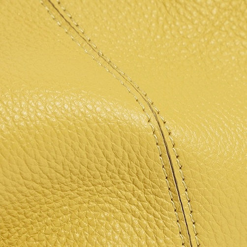 Women's Top Grain Soft Cowhide Cylinder Clutch Bag