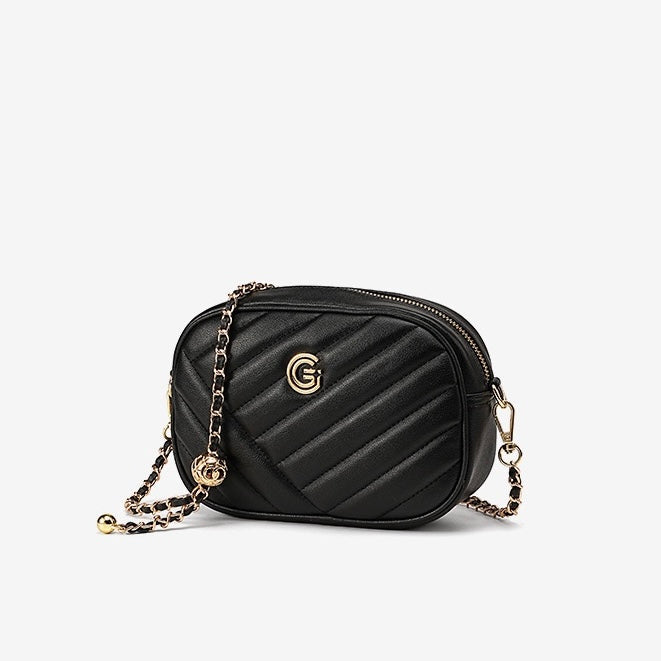 Women's Genuine Leather Retro Round Bag