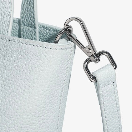 Women's Genuine Leather Minimalist Crossbody Bucket Bag