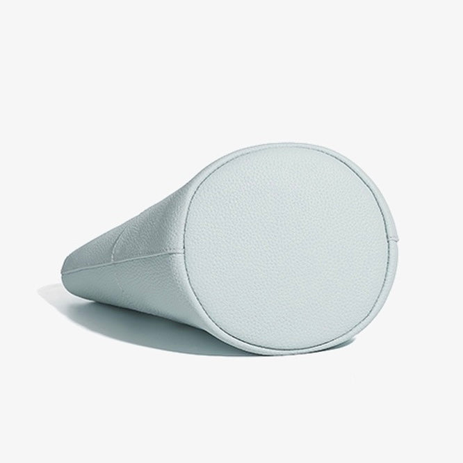 Women's Genuine Leather Minimalist Crossbody Bucket Bag