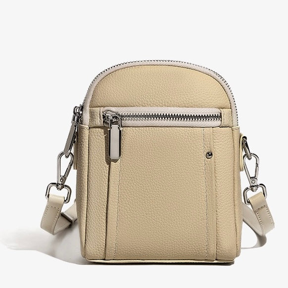 TOGO Cowhide Crossbody Versatile Fashion Phone Shoulder Bag