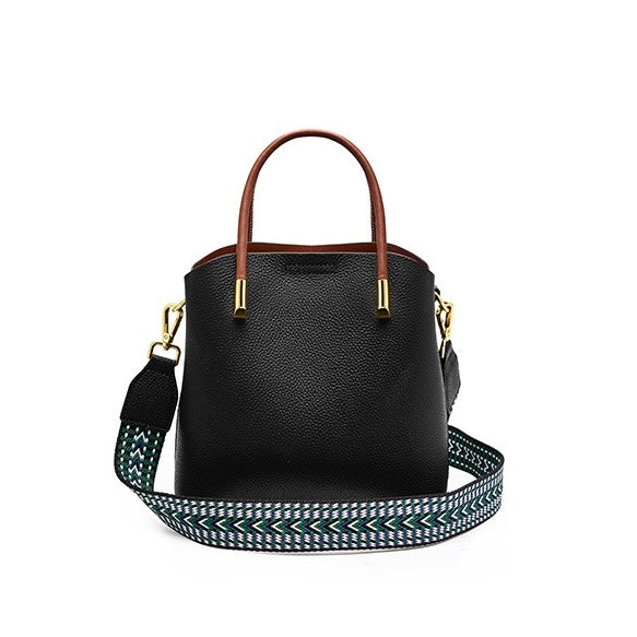 Elegant Women's Genuine Leather Ladies Crossbody Handbag