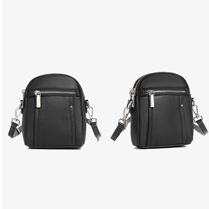 TOGO Cowhide Crossbody Versatile Fashion Phone Shoulder Bag