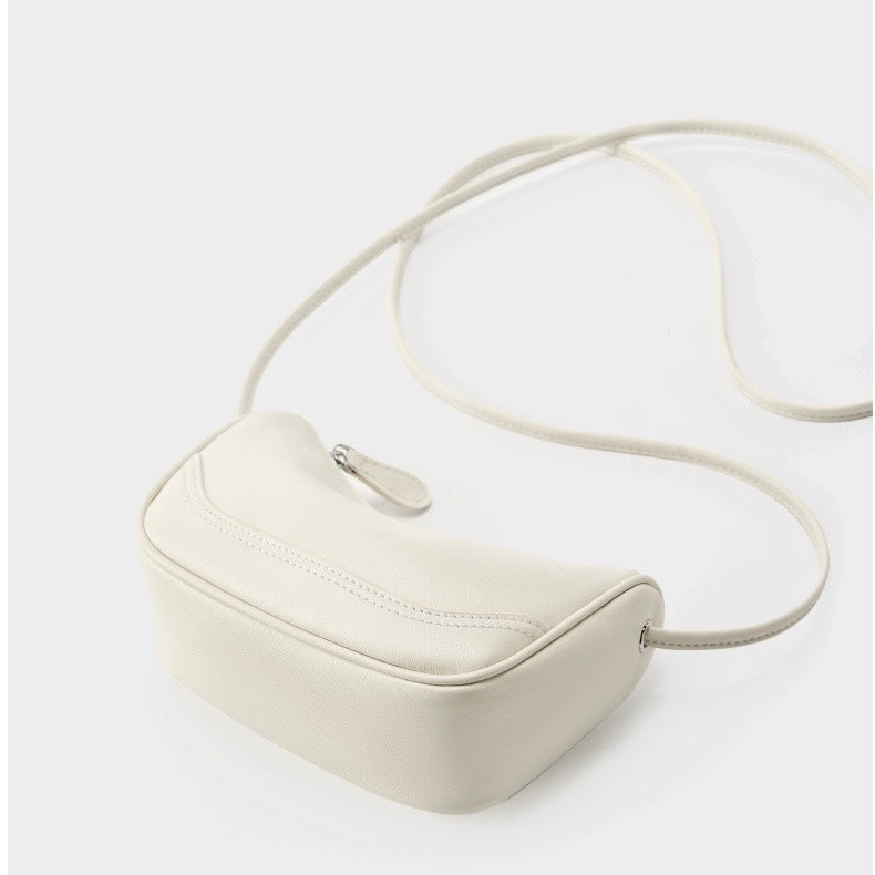 Women’s Genuine Leather Mini Crossbody Shoulder Bag – Elegant Top Grain Everyday Purse