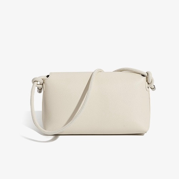 Women's Simple Multicolor Genuine Leather Compact Crossbody Bag