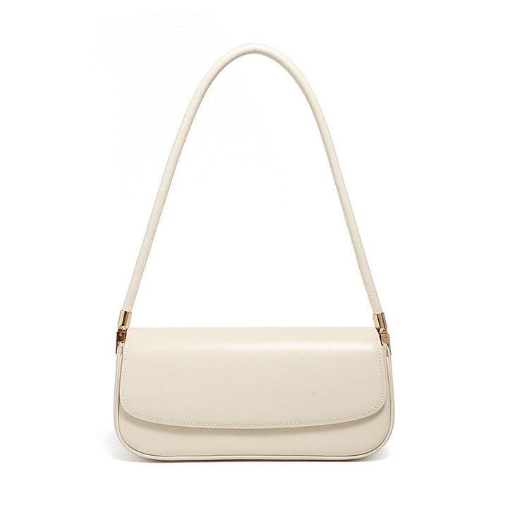 Women’s Genuine Leather Minimalist Saddle Tote – 2025 Commuter Edition